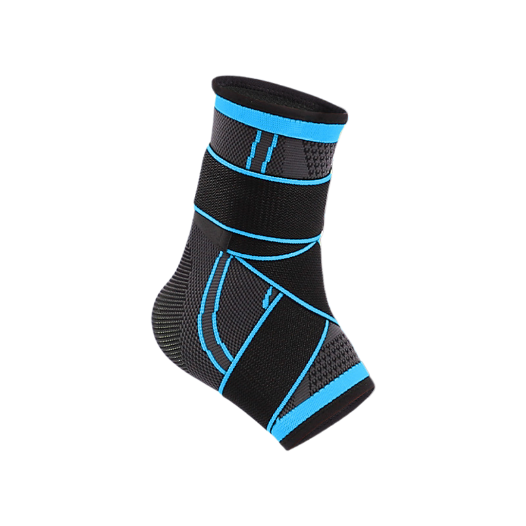 Foot Sleeve with Support Straps (blue)