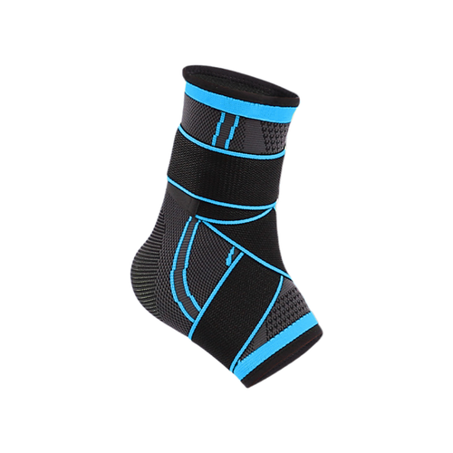 Foot Sleeve with Support Straps (blue)